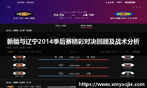 新疆与辽宁2014季后赛精彩对决回顾及战术分析